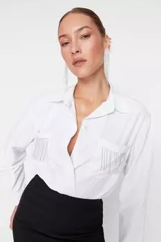 Рубашка TRENDYOLMLLA, экру