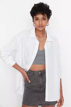 Рубашка TRENDYOLMLLA, белый