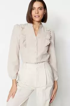 Рубашка TRENDYOLMLLA, бежевый