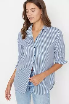 Рубашка TRENDYOLMLLA, индиго