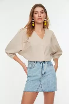 Рубашка TRENDYOLMLLA, кремовый