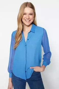 Рубашка TRENDYOLMLLA, синий