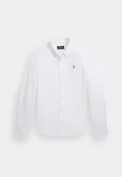 Рубашка Trinetteox Button Front Polo Ralph Lauren, белый