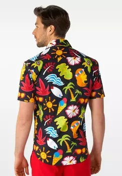Рубашка TROPICAL THUNDER OppoSuits, черный