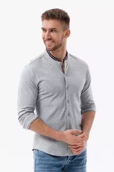 Рубашка-Туника из хлопка Ombre, серый