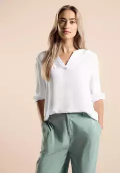 Рубашка-туника STREET ONE из разных материалов, белый