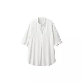 Рубашка-туника женская Muji с полурукавами, белый