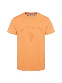 Рубашка U.S. POLO ASSN. Archibald, цвет Mandarine/Light orange