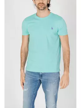 Рубашка U.S. Polo Assn., бирюзовый