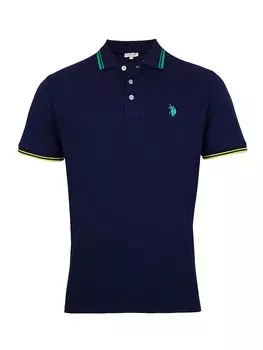 Рубашка U.S. POLO ASSN., цвет Night blue/Light blue