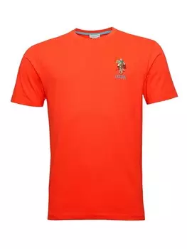 Рубашка U.S. POLO ASSN., цвет Orange red/Dark red
