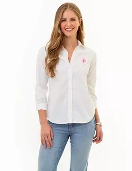 Рубашка U.S. Polo Assn. Oxford, белый
