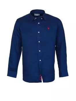 Рубашка U.S. Polo Assn., темно-синий