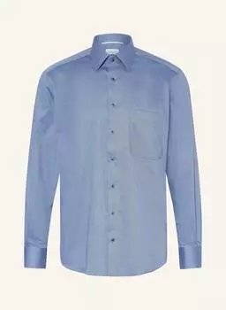 Рубашка удобного кроя Eterna, синий