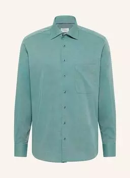Рубашка удобного кроя Eterna, зеленый