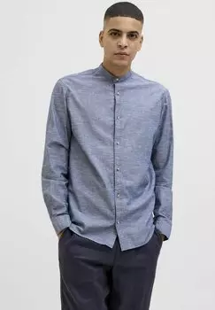 Рубашка удобного кроя Jack & Jones, синий
