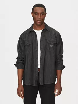 Рубашка удобного кроя M5RH56 D5M91 Guess Jeans, черный