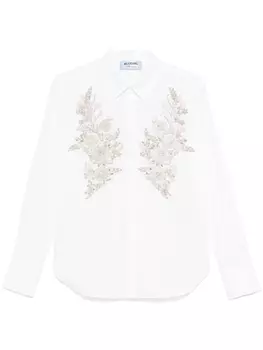 Рубашка, украшенная кристаллами Blugirl, белый