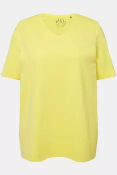 Рубашка Ulla Popken, цвет Lemon yellow