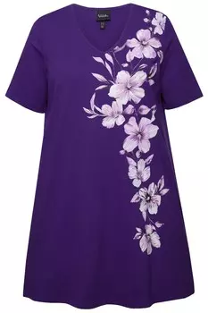 Рубашка Ulla Popken, цвет Lilac/Dark purple