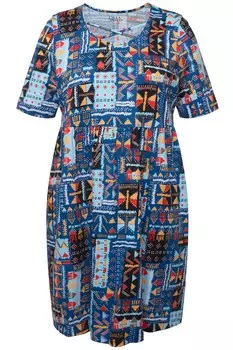 Рубашка Ulla Popken, разноцветный