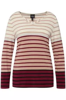 Рубашка Ulla Popken, сливочный/песочный/карамельный/шоколадный