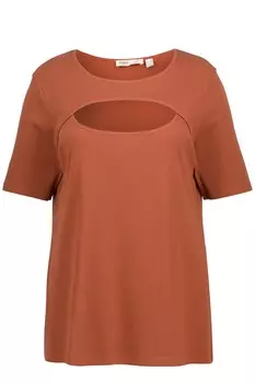 Рубашка Ulla Popken, светло-коричневый