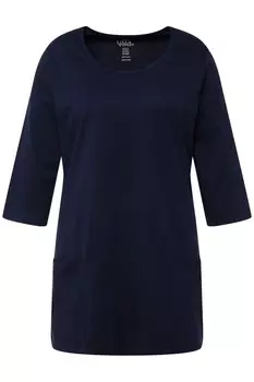 Рубашка Ulla Popken, темно-синий
