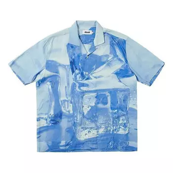 Рубашка ultimate chill shirt 'crystalised blue' Palace, синий