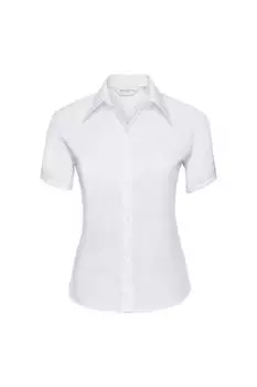 Рубашка Ultimate Non-Iron с коротким рукавом Russell, белый