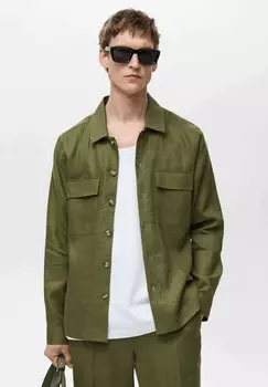 Рубашка UMBRIA Mango, хаки