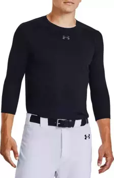 Рубашка Under Armour Iso-Chill с рукавами 3/4, черный