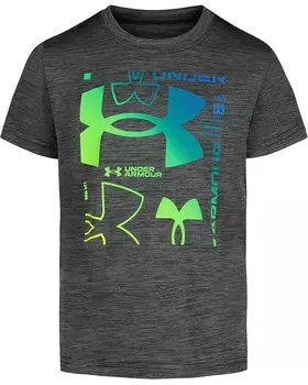 Рубашка Under Armour Kids Boundary Logo Short Sleeve Shirt, черный