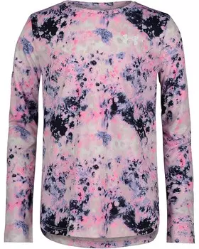 Рубашка Under Armour Kids Burst Dye Upf Long Sleeve Shirt, розовый