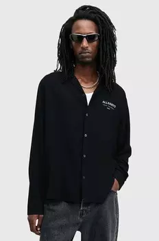 Рубашка UNDERGROUND AllSaints, черный