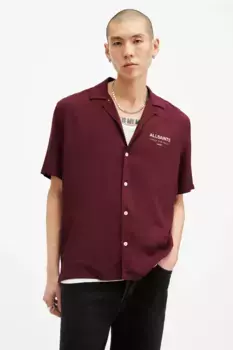 Рубашка UNDERGROUND AllSaints, красный