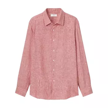 Рубашка Uniqlo 100% Linen, красный
