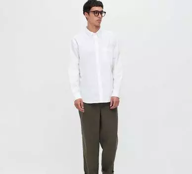 Рубашка Uniqlo, белый