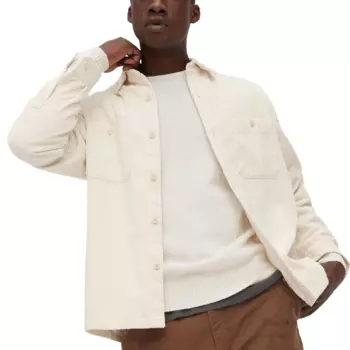 Рубашка Uniqlo Corduroy Work, белый