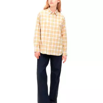 Рубашка Uniqlo Flannel Checked Long Sleeved, желтый