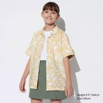 Рубашка Uniqlo, бежевый