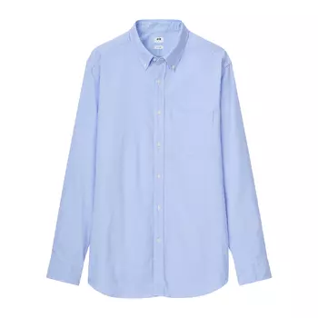 Рубашка Uniqlo Slim Fit oxford, голубой
