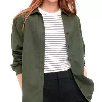 Рубашка Uniqlo Soft Brushed Long Sleeved, зелёный
