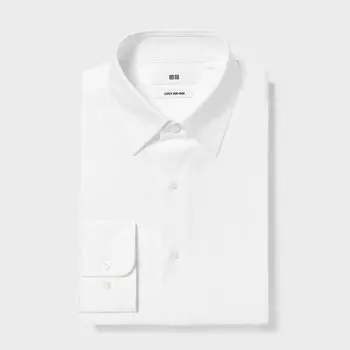 Рубашка UNIQLO Super Non-iron стандартного кроя, белый