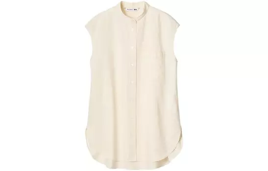 Рубашка Uniqlo x Jw Anderson Co-Branded Series, молочно-белый