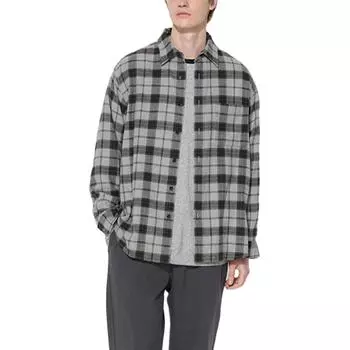 Рубашка унисекс 470192/03 Серые UNIQLO, 470192/03 Gray