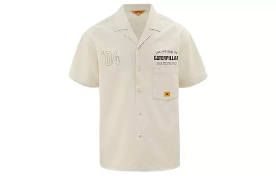 Рубашка унисекс экрю CAT, Ecru