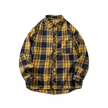 Рубашка унисекс Ang2 Stu, Green Plaid (Fleece-Lined)