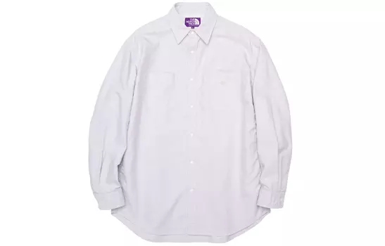 Рубашка унисекс асфальтово-серая THE NORTH FACE PURPLE LABEL, Asphalt Gray