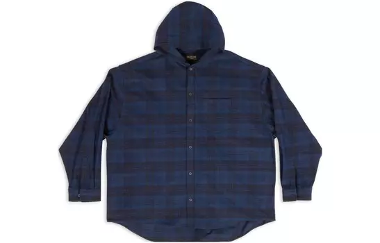 Рубашка унисекс Balenciaga, синий